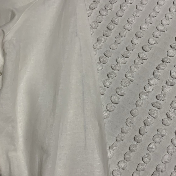 M&S Women Linen Rich Belted Collection Elegant White Shirt Dress Size 18 Quiet - Picture 13 of 16